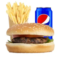 وجبة برجر لحم